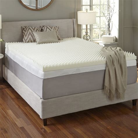 What is a memory foam topper made from. Simmons Curv 4" Memory Foam Mattress Topper & Reviews ...