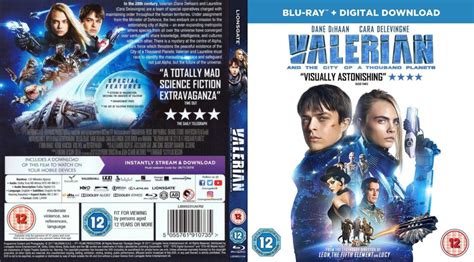 valerian and the city of a thousand planets 2017 r2 custom blu ray cover dvdcover