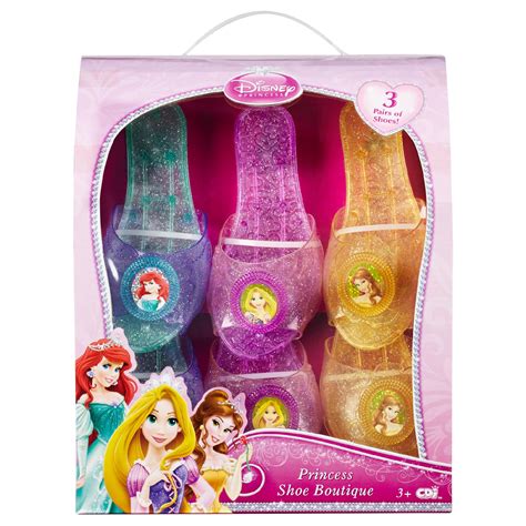 Disney Princess 3 Pack Shoes Toys And Games Pretend Play And Dress Up