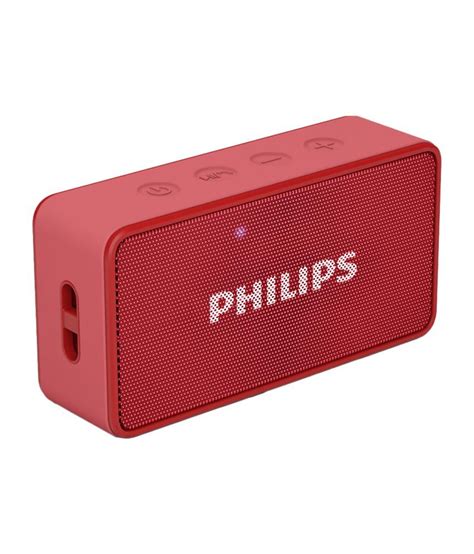 Philips Bt64 Bluetooth Speaker Red Buy Philips Bt64 Bluetooth
