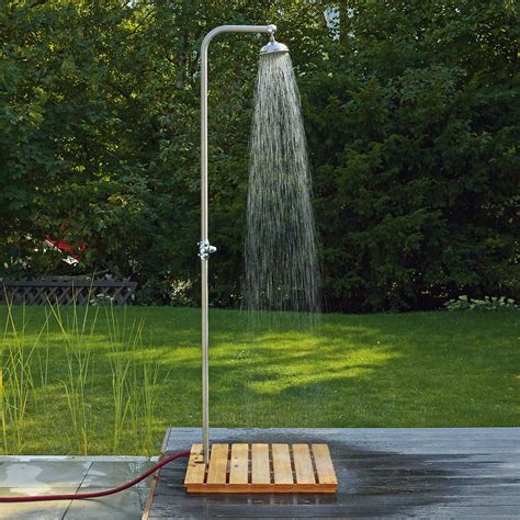 Lawn Shower Made Of Stainless Steel Manufactum Garden Shower