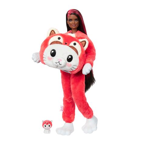 Barbie Cutie Reveal Kitten Red Panda Fashion Doll Shop Action Figures