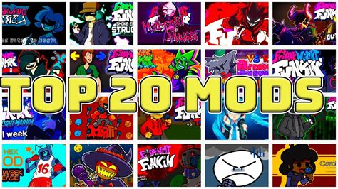 Top 20 Fnf Mods Ranked Worst To Best Youtube