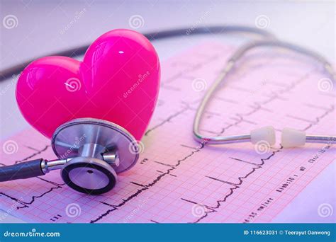 Stethoscope And Pink Heart Stock Image Image Of Decoration Clinic