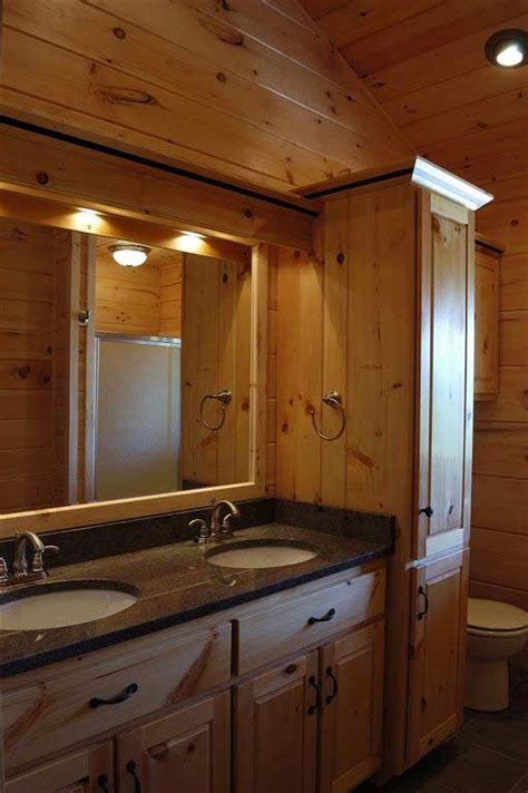 Our selection of rustic vanity cabinets is second to none. Pine Bathroom Cabinets I like the cabinet for towels and ...
