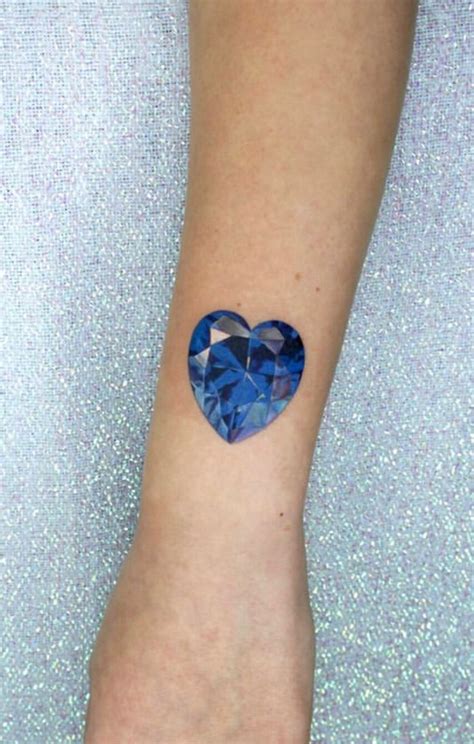 Diamond Heart Tattoo By Tsyna Tattoos For Guys Tattoos Abstract Tattoo