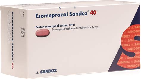 Esomeprazol Sandoz Filmtabletten mg Stück in der Adler Apotheke