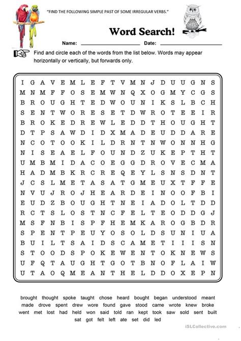 Word Search English Esl Worksheets For Distance Learning And Physical