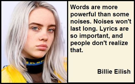 Best And Catchy Motivational Billie Eilish Quotes And Sayings