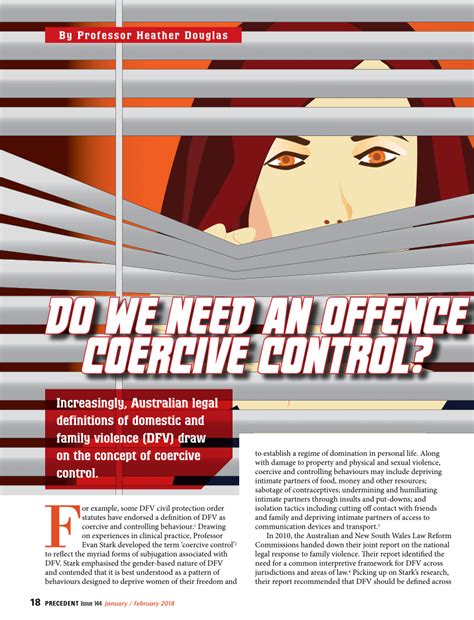 Pdf Do We Need An Offence Of Coercive Control