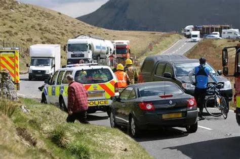 Biker Dies In Horror A470 Lorry Smash Daily Post