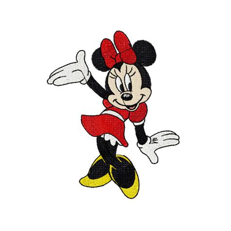 Minnie Mouse Machine Embroidery Design Instant Download