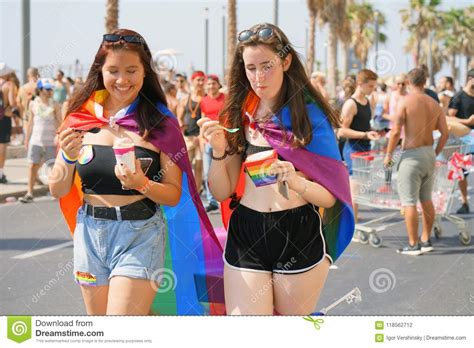 Parade Of Lesbians And Gays People Editorial Photography Image Of