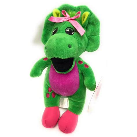 Barney Buddies Baby Bop Green And Pink Plush