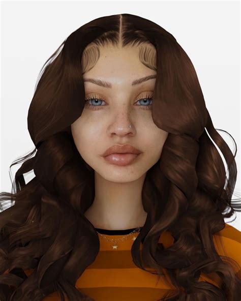 Claikimsim Sims Hair Sims 4 Afro Hair Sims 4 Curly Hair