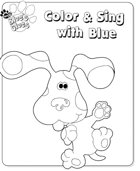 Kids N 15 Coloring Pages Of Blues Clues