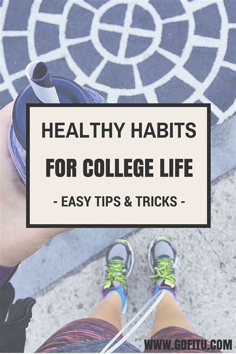 Healthy Habits For College Life Infograpic College Health College