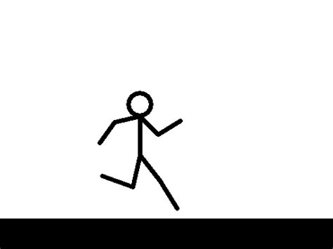 Stick Man Running Clipart Best