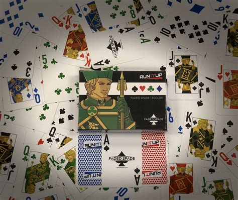 Run It Up Launches New 4 Color Faded Spade Playing Cards Run It Up