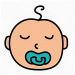 Icon Boy Pacifier Sleep Icons Finger Clipart