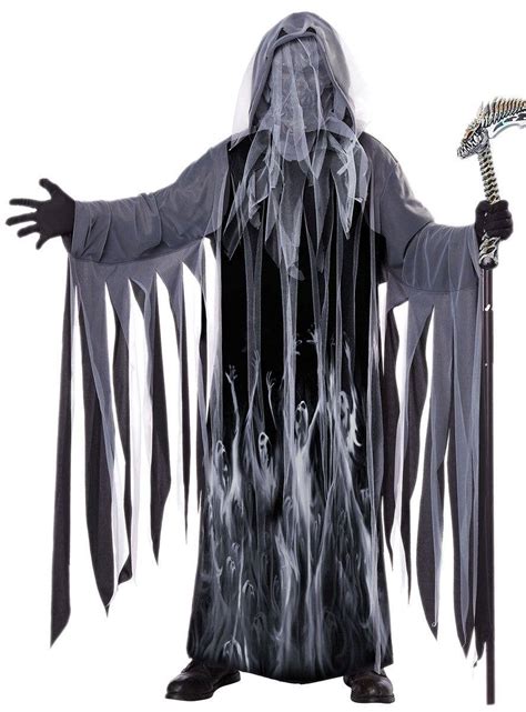 Angel Of Death Costume Soul Taker Grim Reaper Halloween Costume