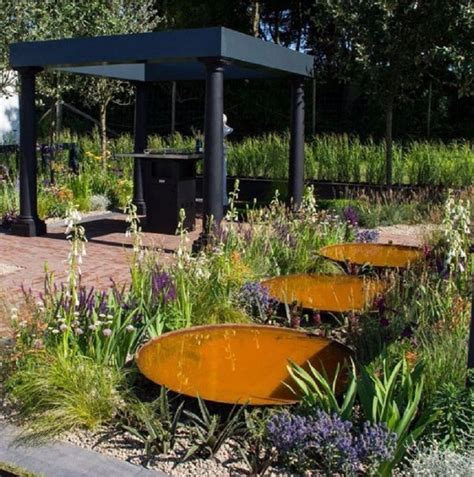 Source Customized Corten Steel Water Bowl Fountain Laser Cut Garden