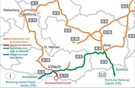 Zwischen 1986 und 1991 errichtet, verbindet er die österreichische karawanken autobahn mit der slowenischen avtocesta a2 in richtung ljubljana zwischen jesenice. Staus befürchtet: Karawankentunnel soll am Samstag ...