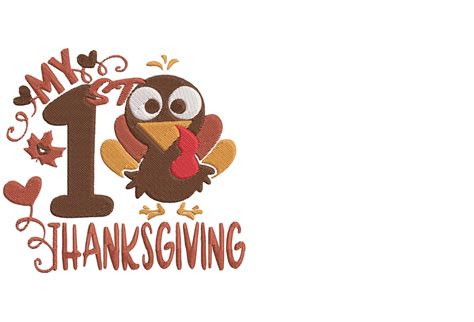 My First Thanksgiving · Creative Fabrica
