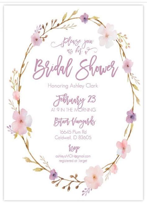 Bridal Shower Templates That You Won T Believe Are Free Wedding Shower Invitations Bridal