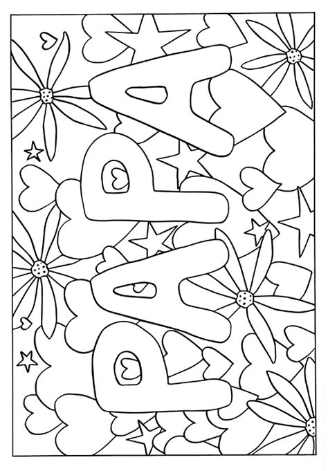 Be sure to visit many of the other holiday coloring pages aswell. * PAPA! | Thema vaderdag knutselen, Vaderdag, Knutselen ...
