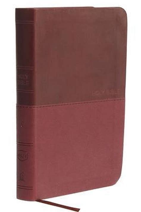 Nkjv Value Thinline Bible Compact Leathersoft Burgundy Red Letter