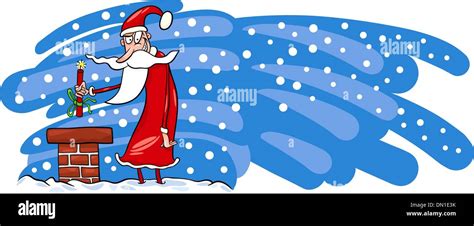 Bad Santa Claus Cartoon Card Stock Vector Image And Art Alamy