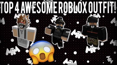 4 Roblox Outfits For Hypebeast Youtube