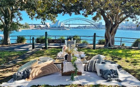 Luxury Outdoor Private Picnic Setup Graze And Gaze Sydney
