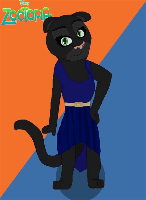 Zootopiaadopted Characters 003black Panther By Thewarriordogs On