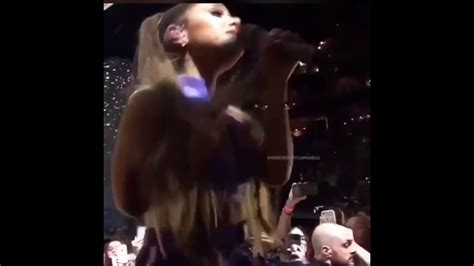 Ariana Grande Crying During Goodnight N Go Youtube