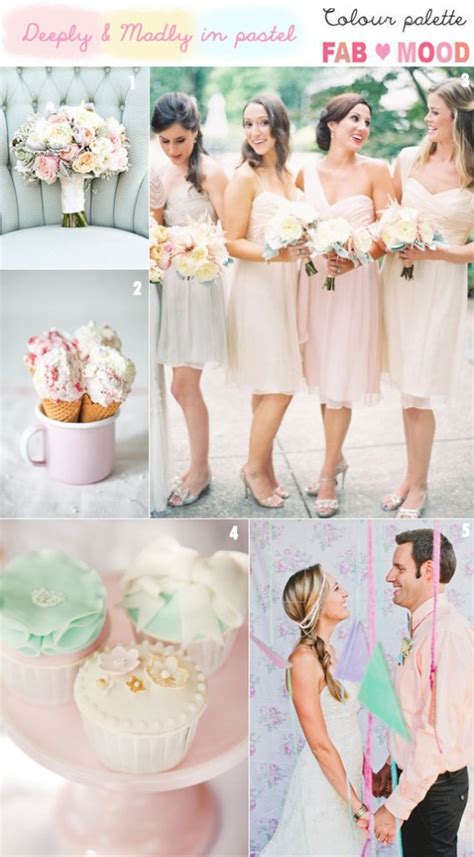 Pastel Wedding Colour Palette