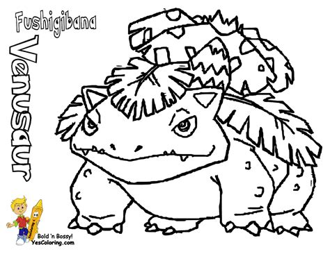 Fo Real Pokemon Coloring Pages Bulbasaur Nidorina Free