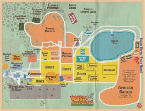 Newsplusnotes From The Vault Wild Adventures 1998 Brochure Map