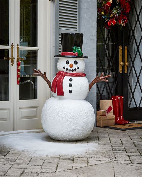 Outdoor Snowman Decoration