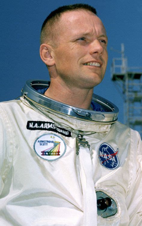 Gemini 8 Astronaut Neil Armstrong At Kennedy Space Center March 11