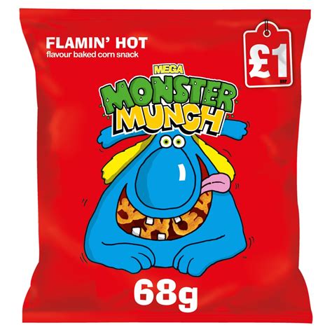 Monster Munch Flamin Hot Just A Bevy