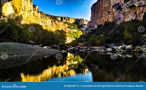 River Between Mountains Stock Photo Image Of Mountain 266230776