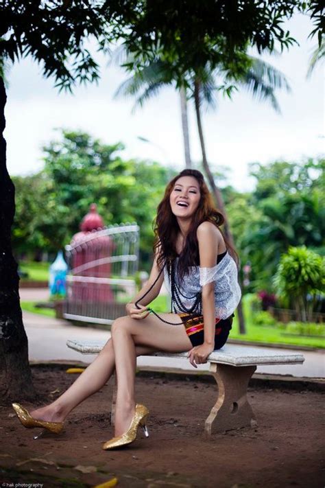 Myanmar Sexy Model Kachin Girl Awn Sengs Hot Fashion Photos