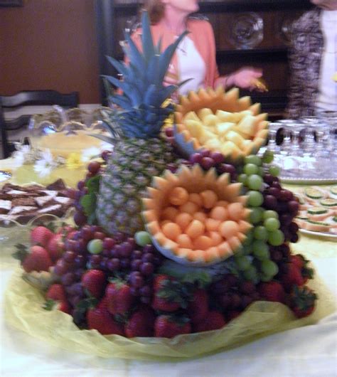 Fruit Cascade From A Bridal Shower I Did Veggie Display Fruit