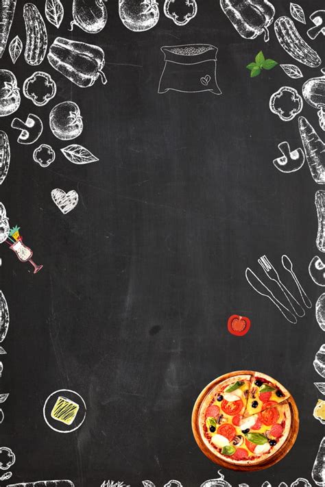 Download 1037 free menu icons in ios, windows, material, and other design styles. Hand Painted Pizza Fresh Simple, Blackboard, Food, Ad ...
