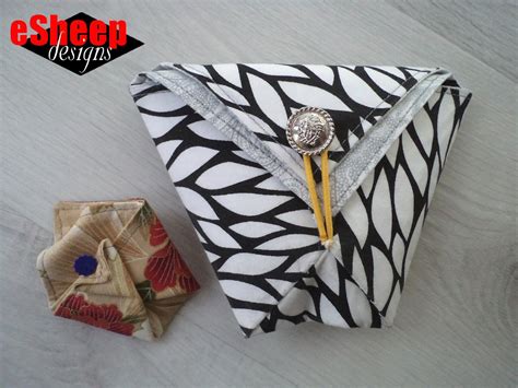 Esheep Designs Fabric Origami Tutorial — 6 Pocket Pouch