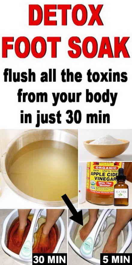 Detox Foot Soak To Flush All The Toxins From Your Body In 2020 Detox