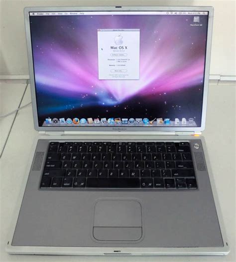 Apple Powerbook G4 Titanium Laptop 15 1ghz M8859lla