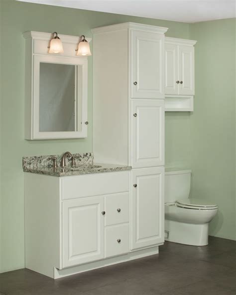 Bathroom vanity with linen cabinet land design reference. 30" Quentin Vanity and Linen Cabinet Ensemble. The Newport ...